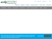 Tablet Screenshot of careercenter.acofp.org